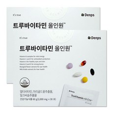 [2025년 최신상] 덴프스 트루바이타민 올인원, 2개, 30회분