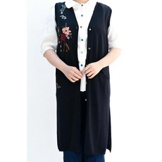 비꼴리끄 비꼴리끄자수 니트 롱 가디건 487577