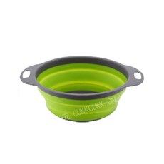 圓型矽膠折疊式濾水籃, 1個, 圓形大款