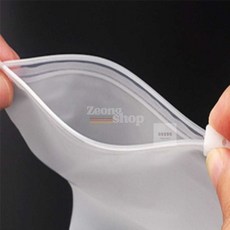 지옹샵 반투명 다회용 슬라이드 지퍼백 25x35cm 선물포장백