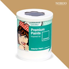 노루페인트 팬톤 내부용 실내벽면 무광 페인트, 160940Taffy, 1L, 1개