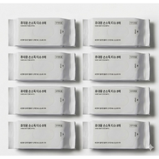(자주)휴대용 손소독 티슈 8매X8개, 8개, 8개입