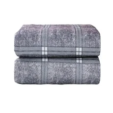 자동 보호 유형 두꺼운 전기 담요 바디 워머 가열 매트 카펫 110 V 220V Grey lattice color|EU, Single 70 x150cm-Grey lattice