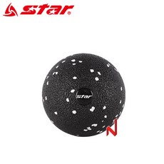 컴피닛 EPP 마사지볼 8cm, 블랙, 1개