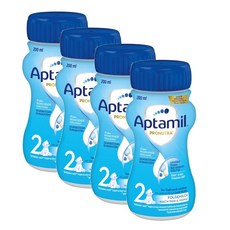 압타밀 팔로우업 분유 2단계 액상분유 Aptamil milk 2 ready to drink after the 6th month, 4개