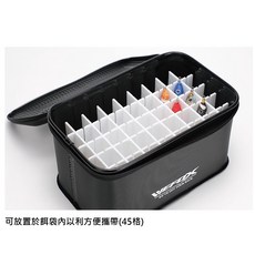 鉅灣WEFOX 45孔透抽布捲盒 WEX-5018 釣魚配件, 1個