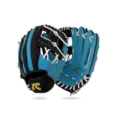 류 스타트 라인업 올라운드 PVC 야구글러브 입문용, 1개, 내야-스카이/블랙(11.5인치)