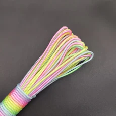 미터 직경 레인보우 로프 가닥 낙하산 등산 캠핑 장비 팔찌, 5. 3mm Light color