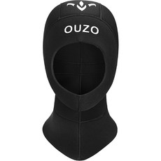 OUZO 스쿠버 다이빙 후드 프리다이빙 잠수 모자, 3mm