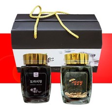 약초인 명절 선물세트 도라지청 생강청 프리미엄 500g 2종, 1