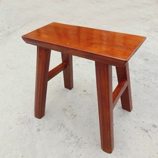 원목 스툴 현관 스탠드 벤치 의자 빈티지 화분 체어, G. 월넛색상 2인치