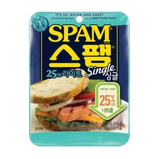 스팸 싱글 라이트, 80g, 18개