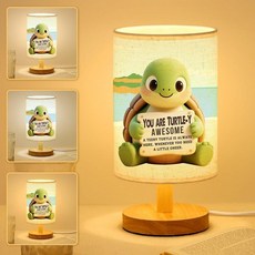 WSYEAR 거북이 선물 여성 남성 어린이 바다 거북 장식 홈 오피스 장식용 테이블 램프 254248 8763298132
