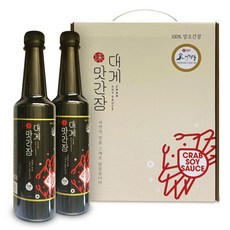 대게맛간장 선물세트 500ml X 2개 간장명인 만능간장 저염 육수 국물 어간장 맛간장