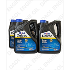 모빌 델박 모던 컴플리트 프로텍션 10W40 API CK-4 대형 디젤용 (4LX4EA) 한박스, 1박스, 4L