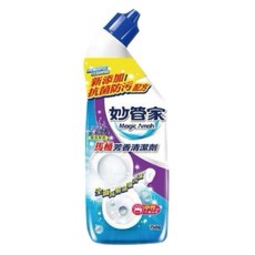 妙管家 馬桶芳香清潔劑 薰衣草/玫瑰花香/香水百合香 中性 抗菌防污 彎頭設計, 1個, 薰衣草香