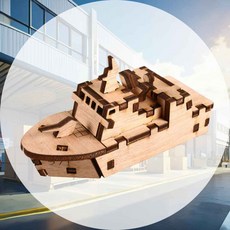 움직이는 광개토대왕함 목재선박 취미만들기 조립키트 DIY퍼즐 인테리어소품 장식소품