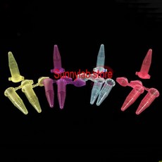 500 개/몫 10 ml 플라스틱 원심 분리기 튜브 원뿔형 바닥 샘플 바이알 투명 컨테이너 실험실, 03 yellow 500pcs