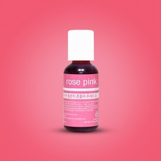셰프마스터 리쿠아젤 수용성 식용색소 로즈핑크, 20g, 1개
