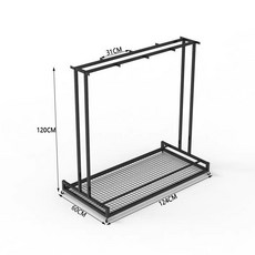 거치대 스노우보드 진열대 스키 야구 배트 방망이 선반 보드 스탠드 랙 보관대 받침대 걸이, 20. 블랙 플래그십(8개 바퀴), 3박스