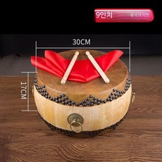 단청북 공연 국악 판소리 난타악기 사물놀이 악기 승무북 교육 난타 전통 리듬 큰 북, D_9인치 버드나무 드럼, 1개