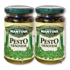 만토바 바질페스토 (제노베제) 바질소스, 190g, 2개