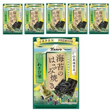 甘樂 日本 佐波美燒海苔 芥末味 4.4g x 6入, 6個