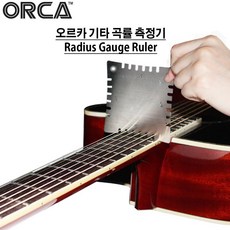 기타 곡률 측정기 ORCA Radius Guage Ruler OC-GR NarrowA, 1개