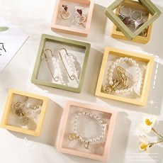 10개입 보관함 진열대 반지 케이스 전시 투명 귀걸이-14900EA