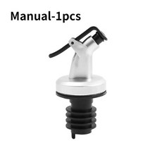 도구 디펜서 푸어러 자동 병 소스 방지 캡 누출 와인 주방 양주 깍지 플러그 오일, 1개