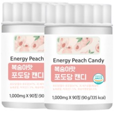 포도당 캔디 식염 사탕 식약청인증 HACCP, 2개, 90정