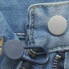 바지 허리 조절 10P 고리 수선 청바지 늘림 밴드 고무줄 바지단 스트링 의류, 1개, 인디핑크_소형