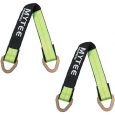 마티 제품 4개 세트 24인치 HD 축 끈 차량 운반용 견인차 휠 타이 다운 스트랩, 2인치 x 24인치, 2개 팩, 녹색 (자석)