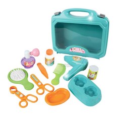 유아 역할놀이 애견미용실 놀이가방세트 유아완구 소품 인내력 교구