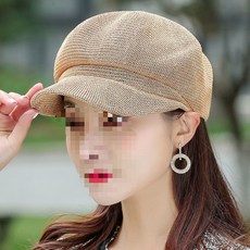천하오 여성 여름 베레모 망사 모자 L708