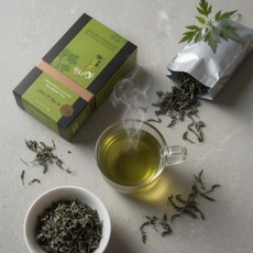 거문도 해풍쑥 차 쑥 잎차 전통차, 40g, 1박스, 1개입