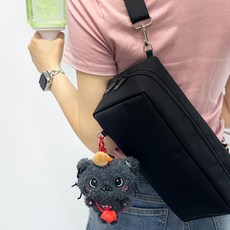 코지포지 응원봉 파우치 응원봉 가방 콘서트 휴대용 가방 블랙 1개