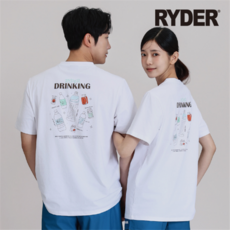 [라이더] 2026RC-9 남성 여성 배드민턴 티셔츠 반팔 오버핏