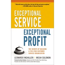 (영문도서) Exceptional Service Exceptional Profit: The Secrets of Building a Five-Star Customer Service... Paperback, Amacom, English, 9781400242726
