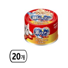 LG생활건강 [KT알파쇼핑]LG유니참 긴노스푼 캔 (참치 가다랑어 닭가슴), 혼합맛(참치/가다랑어/닭가슴맛), 70g, 20개