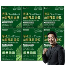 동국헬스케어 쏘팔메토 골드 1000mg, 30정, 6개