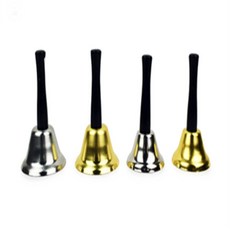 클래식 핸드벨 무선콜벨, 65mm 은색