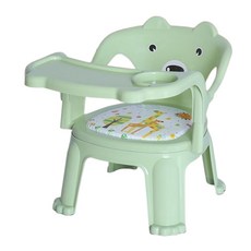 兒童餐椅 1到6歲 多功能, 高貴綠+餐盤+防滑【超商限購一件】