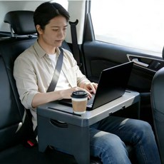 휴대간편한 접이식 베드테이블 수납력 노트북책상, 화이트