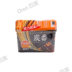 【新!加量款】日本製 KOKUBO 小久保 炭番 蔬菜除臭 冰箱除臭 鞋櫃除臭 除臭劑, 1個, 鞋櫃（橘色）150g