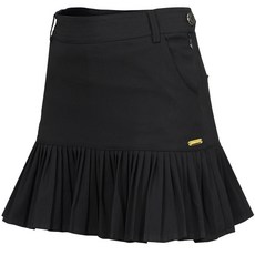 女款下擺百褶高爾夫球裙 可繫腰帶 口袋 內襯褲