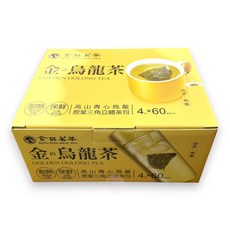 金品茗茶 金烏龍立體茶包 4公克包入, 4g, 60個裝, 1套