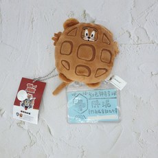 湯姆貓與傑利鼠 鬆餅傑利鼠造型伸縮扣吊飾 護理師學生證件夾, 1個