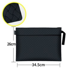 A4 클러치백 대형 PVC 방수 클러치 서류 태블릿 가방 남자 손가방 앞 포켓 파우치