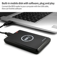 NFC 스마트 카드 작성기 RFID 복사기 125KHz13.56MHz T5577 UID 키 태그 리더 USB 프로그래머, 01 PM4